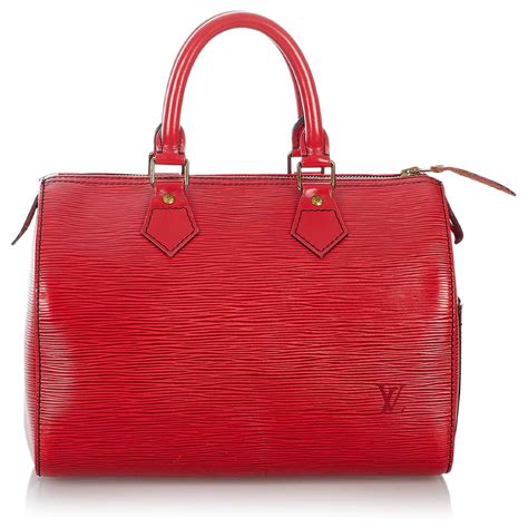 louis vuitton red epi leather speedy 25|authentic louis vuitton speedy 25.